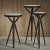 The ultimate in cocktail table chic, this table is made of durable aluminum and features a marble top. With a polished...