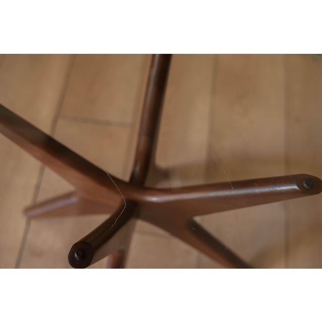 Pair of Mid Century Modern Adrian Pearsall Walnut Jacks End Tables For Sale - Image 9 of 10