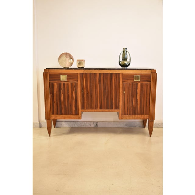 Animal Skin 1930's French Wooden Buffet by André Sornay For Sale - Image 7 of 12