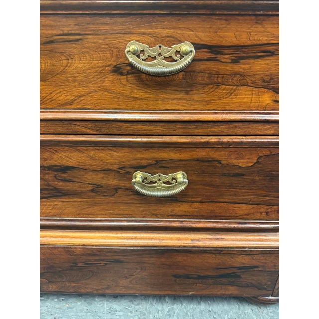Antique Victorian Rosewood Marble Top Ladies Dresser With Mirror For Sale - Image 11 of 11