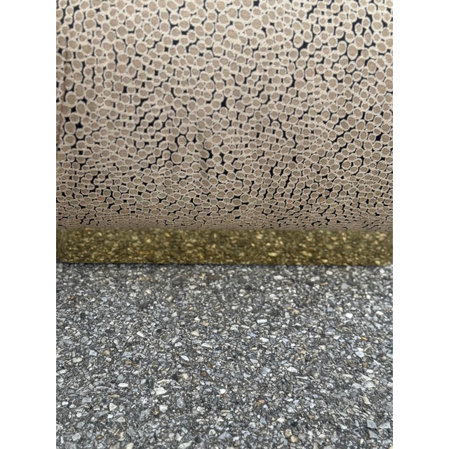 Late 20th Century Pair of Hollywood Regency Poufs or Ottomans in Style of Karl Springer For Sale In Philadelphia - Image 6 of 8