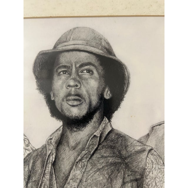 Acquire a rare original estate drawing by the late, award-winning Jamaican artist Howard Moo Young. This one-of-a-kind...