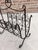 1970s 1970s Shabby Chic Wrought Iron Rattan Magazine Rack For Sale - Image 5 of 8