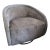 Boss Swivel Cashmere Lounge Chair For Sale
