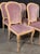 c.1970's Carved Florentine Faux Bois Italian Dining Chairs in Velvet, Attributed to Chelini - Set of 6 For Sale - Image 13 of 16