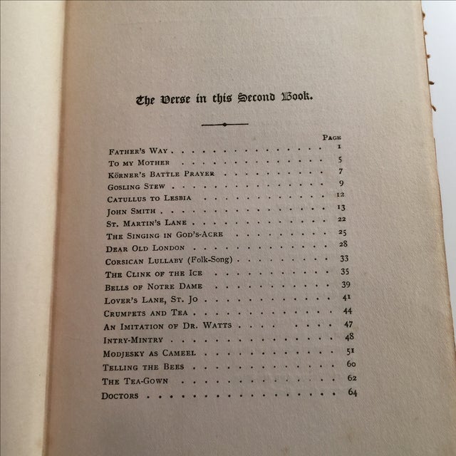 Second Book of Verse Eugene Field C. 1895 Scribner For Sale - Image 5 of 11