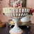 Antique Old Paris porcelain reticulated compote with gold bow and black ring detail // French porcelain // gilt accents // tazza // elegant For Sale - Image 12 of 12
