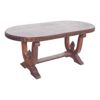 Portuguese Oval Dining Table, 1900 For Sale