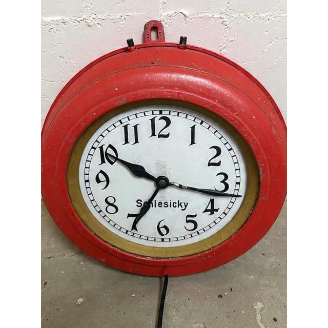 Shop Clock by CTW for F. Schlesicky, 1900s For Sale - Image 4 of 11