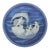 1980s “The Sirens" Plate From "The Voyage of Ulysses" Series by Alan Brunettin, by Incolay Studios in Lapis-Blue Incolay Cameo For Sale