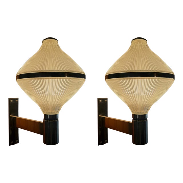 Mid-Century Wall Lamps from Studio B.B.P.R. Polimnia, Italy, 1960s, Set of 2 For Sale