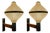 Mid-Century Wall Lamps from Studio B.B.P.R. Polimnia, Italy, 1960s, Set of 2 For Sale