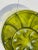Glass Vintage Mid Century Modern Green Glass Deviled Egg Platter For Sale - Image 7 of 12