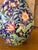 Chinoiserie Antique Art Nouveau Etruria Cretona Polychrome Floral Bottle Vase - 18" For Sale - Image 3 of 12