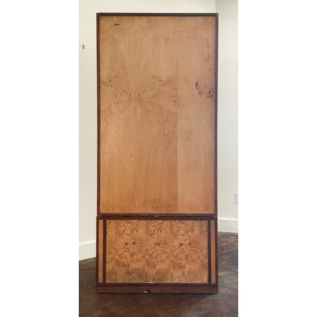 Italian Bookcase or Display Cabinet of Burr Sycamore - Two Available For Sale - Image 18 of 18