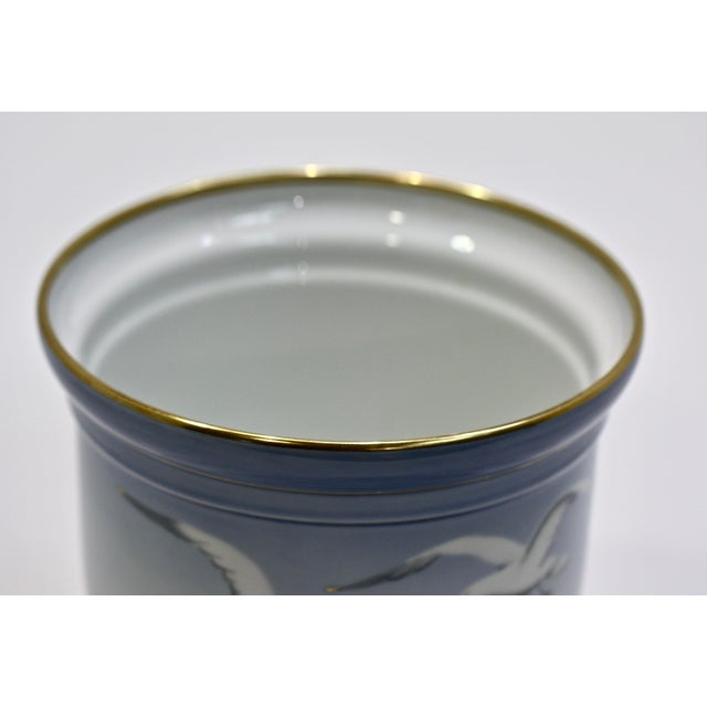 Ceramic Cache Pot by B&G Copenhagen Denmark For Sale - Image 7 of 11