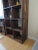 Wood Modern Walnut Tall Narrow Bookcase For Sale - Image 7 of 12