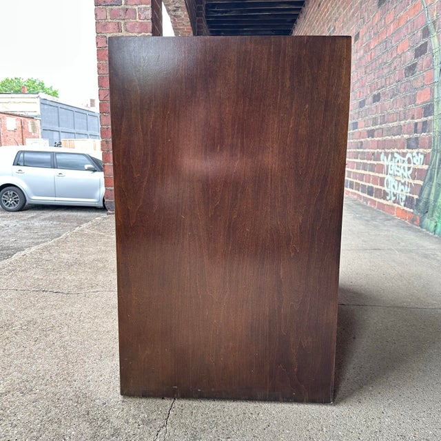 Century Furniture Burlwood and Brass Petit Chest of Drawers For Sale In Cleveland - Image 6 of 12