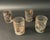 Vintage set of four exclusive whiskey glasses a beautiful, important, and rare set of whisky glasses, entirely hand-...