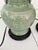 1940s Chinese Celadon Green Ceramic Table Lamps - A Pair For Sale In New York - Image 6 of 12