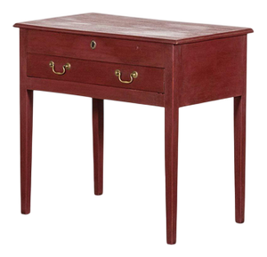Georgian English Painted Oak Side Table, 1800