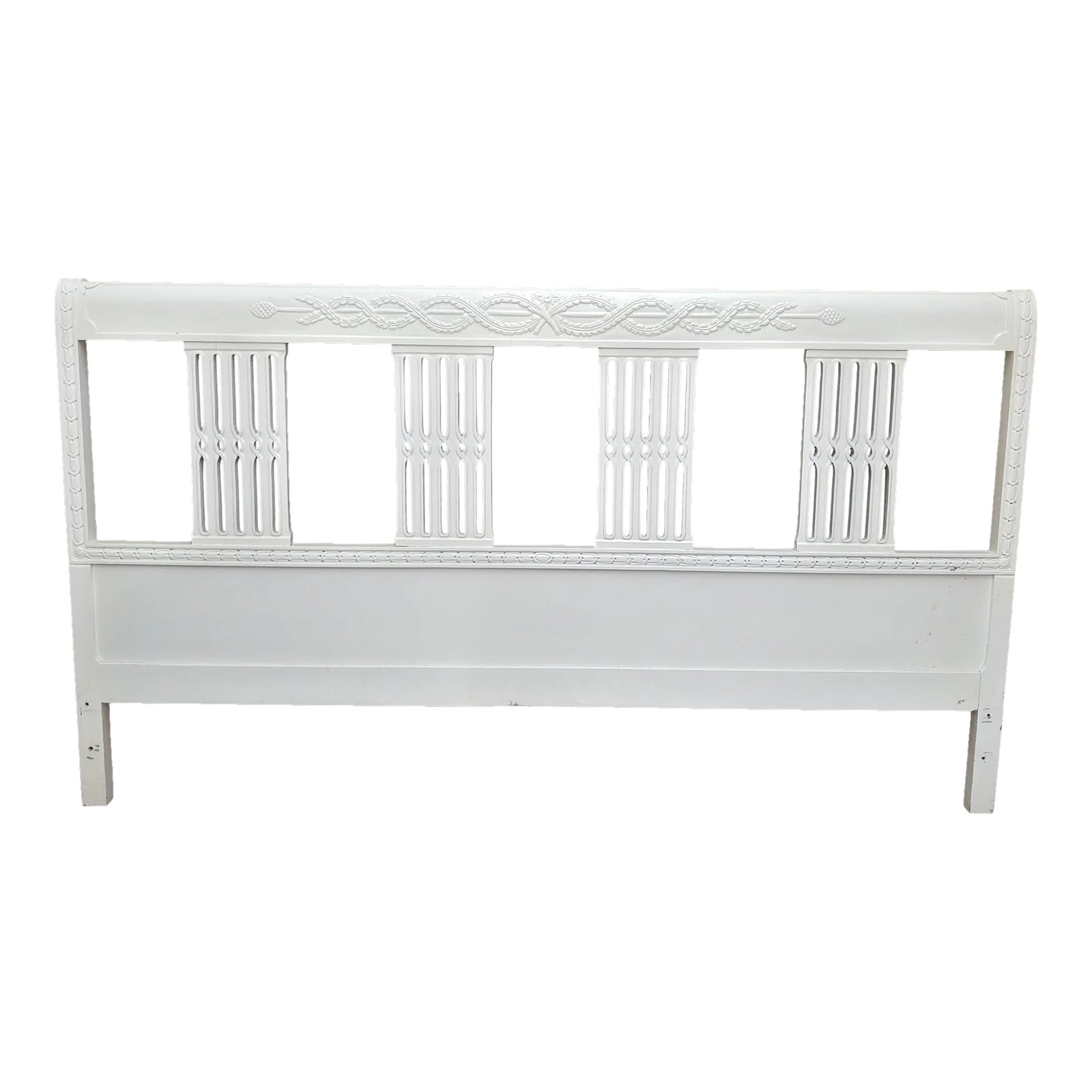 1950s Vintage Hotel Carlyle Nyc French Painted King Headboard Chairish