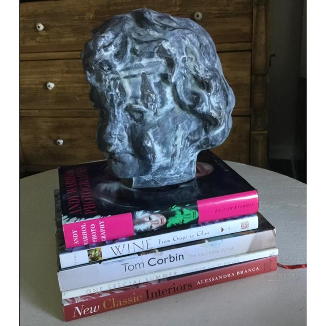 Beautiful Vintage Zinc Cherub’s Head taken from a building facade. Hollow and very light weight, this piece can grace your...