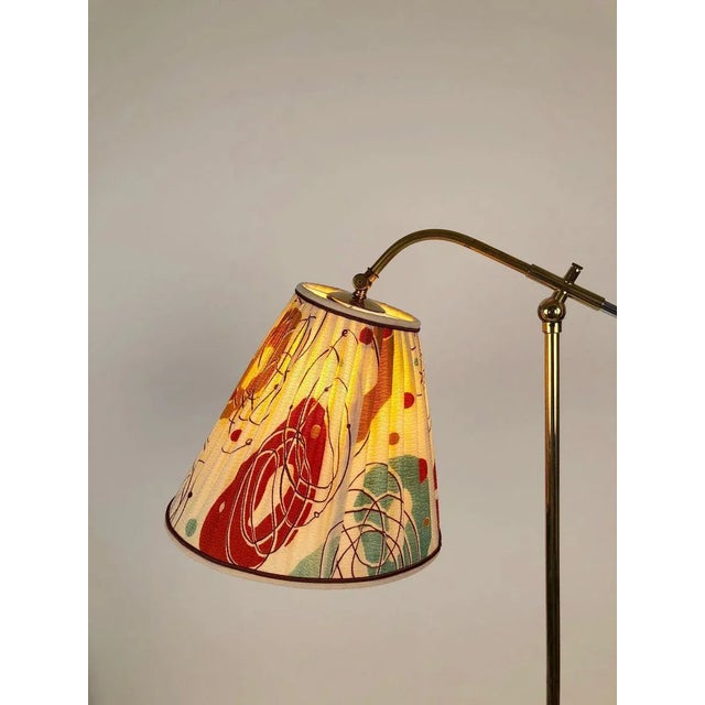 Mid-Century Modern Brass Floor Lamp from Rupert Nikoll, Austria, 1950s For Sale - Image 12 of 17