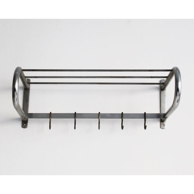 1920s Modernist Tubular Steel Coat Hanger from Hynek Gottwald, 1920s For Sale - Image 5 of 9