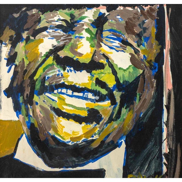 George Frayne "B. B. King" Acrylic on Canvas For Sale - Image 4 of 7