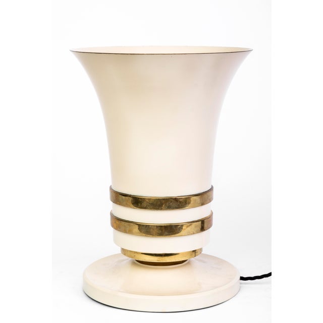 1930's Art Deco Torchiere Table Top Lamp Chairish