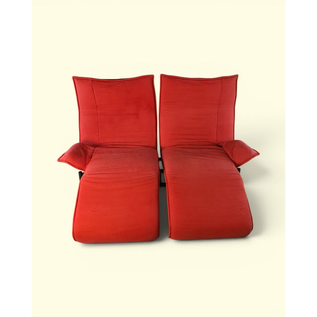 Mid-Century Modern Veranda 2-Seater Sofa by Vico Magistretti for Cassina, Italy, 1983 For Sale - Image 6 of 12