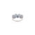 Blue Gorgeous 1.59 Carats Blue Sapphire and Diamond Engagement Ring Size 5 For Sale - Image 8 of 11