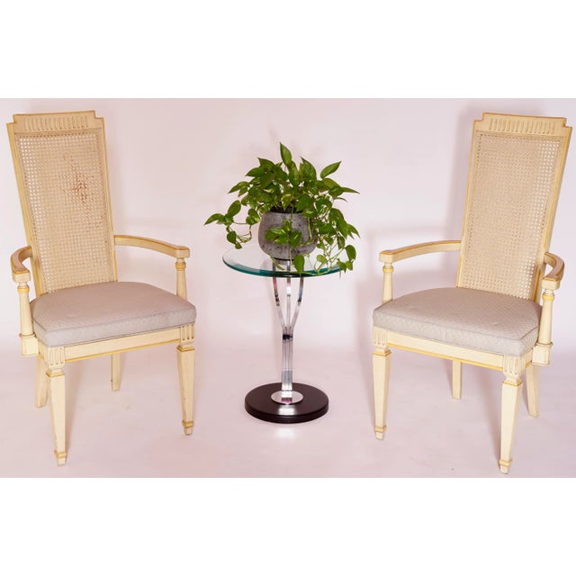 Contemporary Chrome and Glass Side Table For Sale - Image 12 of 13