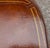 Brown Federal Style Mahogany and Tooled Leather Top Lyre Base Coffee Table For Sale - Image 8 of 9
