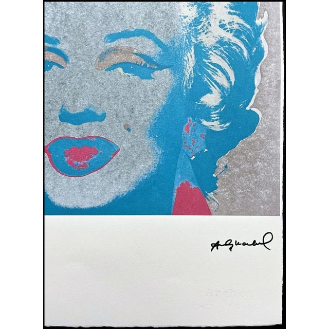 Mid-Century Modern After Andy Warhol, Marilyn Monroe Light Brown, 1980s, Lithograph For Sale - Image 3 of 7