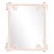 Fleur Home Carnival St. Roch Rectangle Mirror in Pink Ground, 36x48 For Sale