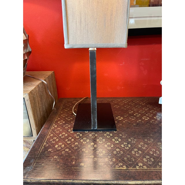 Chapman Contemporary Bronze Slab Lamps. Pair. For Sale - Image 16 of 16