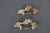 Pair Antique French Rococo Brass Cabinet Drawer Handles For Sale - Image 4 of 4