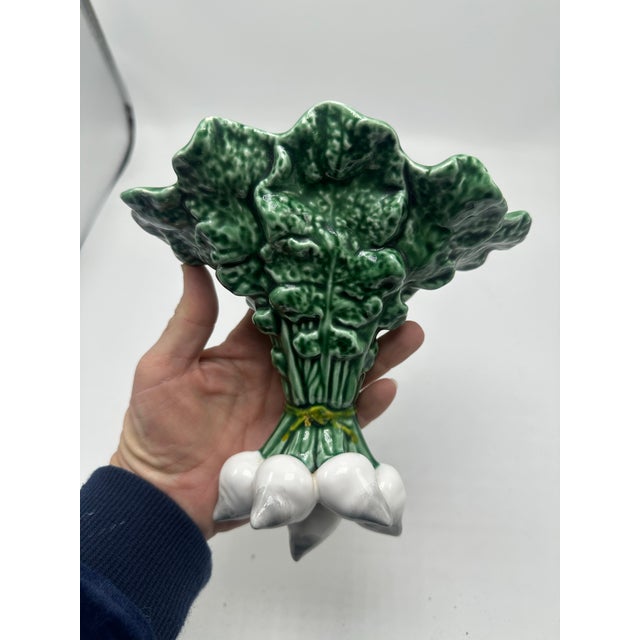 Rare Bordallo Pinheiro Wall Pocket For Sale In Charleston - Image 6 of 7