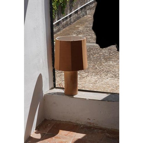 Sand Medium Sonora Linen Table Lamp by Nassi For Sale - Image 12 of 14