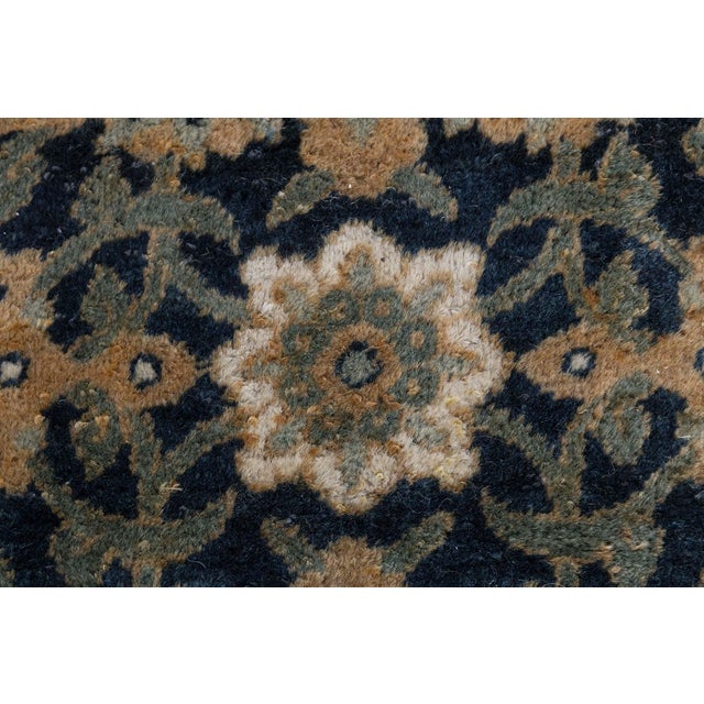 Early 20th Century Persian Kirman Botanic Handwoven Wool Rug For Sale - Image 9 of 10