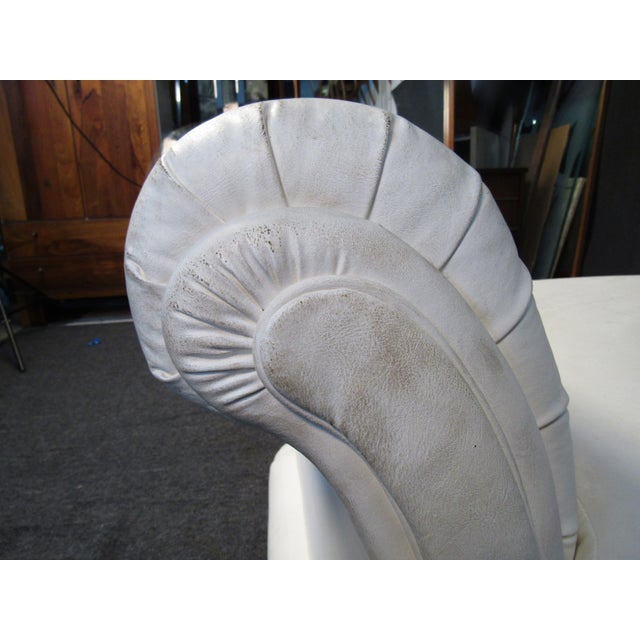 Textile Mid 20th Century Large Vintage Loveseat For Sale - Image 7 of 9