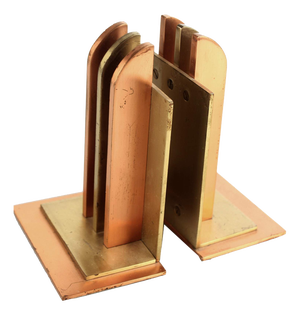 Art Deco Bookends by Von Nessen for Chase, 1930s, Set of 2