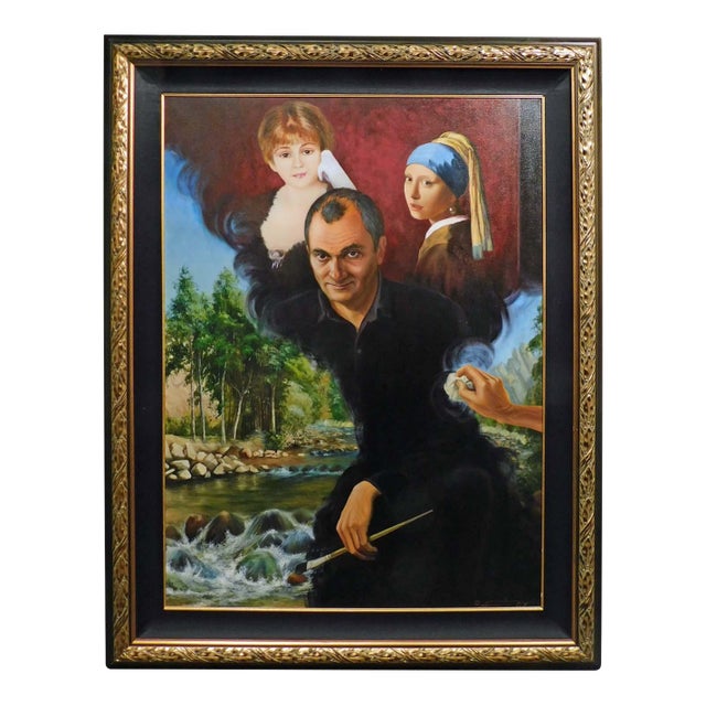 Fazly (Fazoil Ataullakhanov) "Visions of Art, Nature an Self" Original Oil For Sale