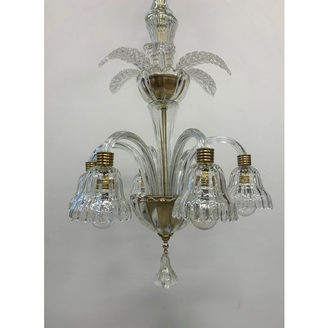 Chandelier attributed to Seguso, 1950s For Sale - Image 3 of 6