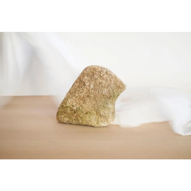 Gold Hand-Carved Stone Sculpture by Jean-Baptiste Van Den Heede For Sale - Image 8 of 13