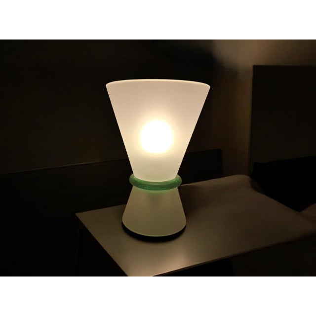 Murano Glass Table Lamp from Effetre Glassworks, 1980s For Sale - Image 9 of 9
