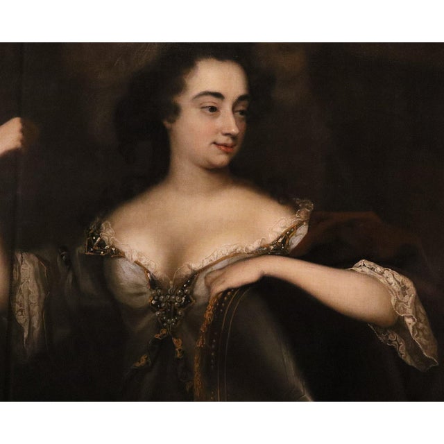 After Willem Wissing, Portrait of the Duchess of Marlborough as Minerva, 1680, Oil on Canvas For Sale - Image 9 of 14