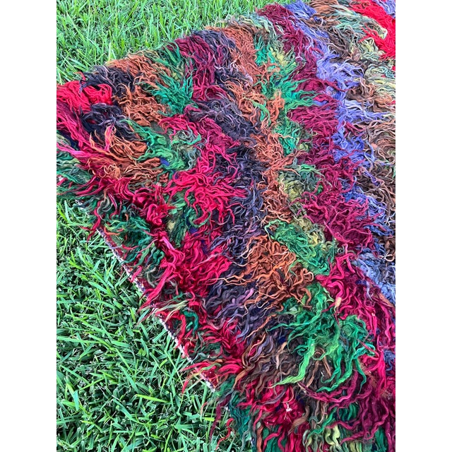 1930s Antique Nomadic Anatolian Tulu Rug For Sale - Image 5 of 7